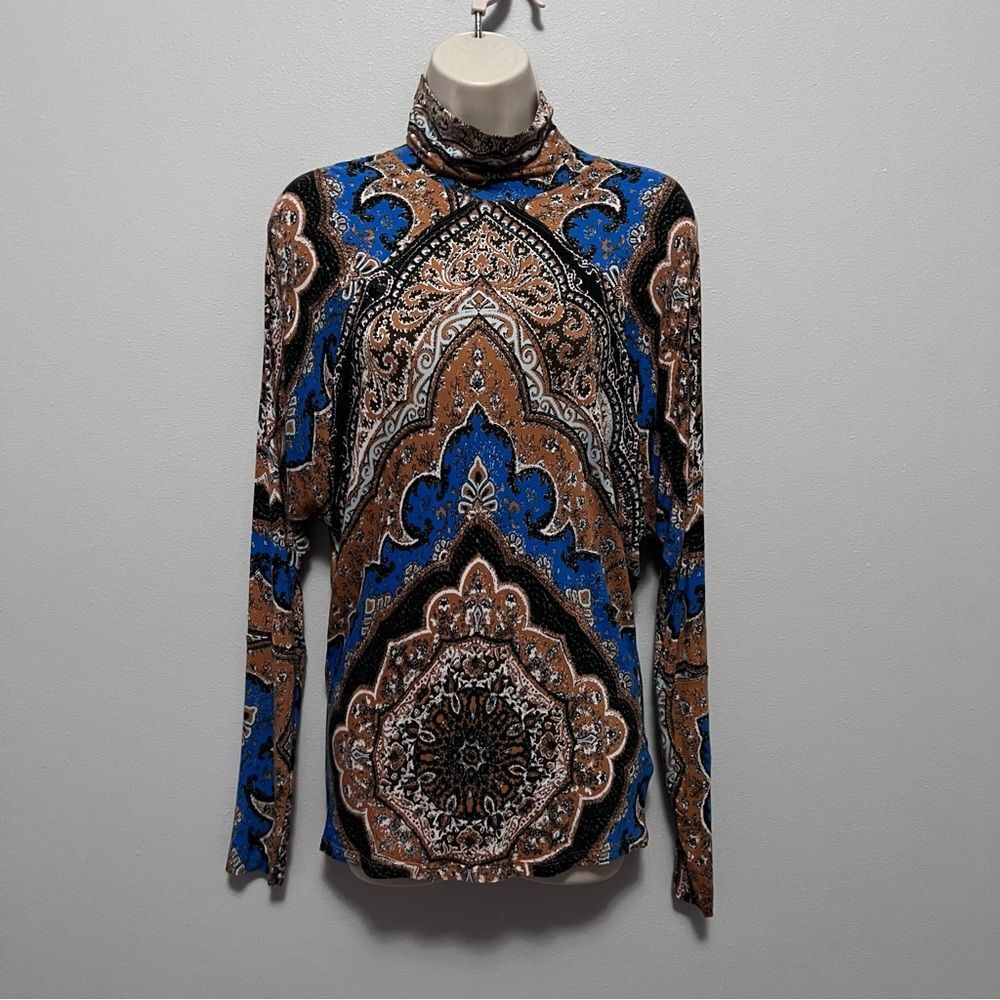 Free People Chase Me Not Turtleneck Size S
